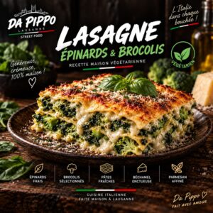 Lasagne Brocolis e Spinaci
