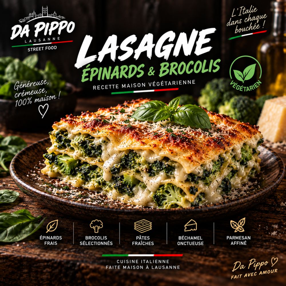 Lasagne Brocolis e Spinaci