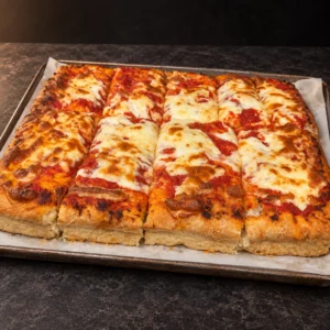 Grande plaque de focaccia maison Margherita